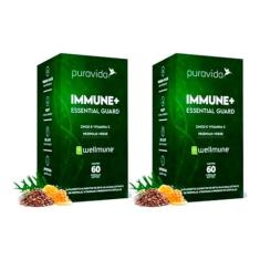 Imagem de 2x Immune+ Essential Guard Multivitamínico Pura Vida 60 Caps