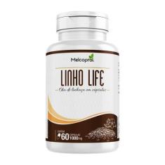 Imagem de Óleo De Linhaça 60 Caps 1000 Mg - Melcoprol