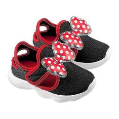 Imagem de Tênis Infantil Feminino Calce Fácil Laço Magicc Kids