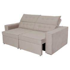 Imagem de Sofá Austrália 3,00m 5 Lugares Retrátil E Reclinável D35 - Avelã