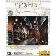 Imagem de Quebra-Cabeça Harry Potter Beco Diagonal (1000 Peças) - Licenciado Oficial - Encaixe Preciso - Sem Brilho