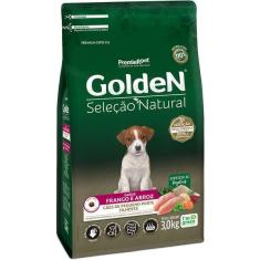 Imagem de Ração Seca PremieR Pet Golden Seleção Natural para Cães Filhotes Mini Bits - 3 Kg