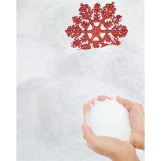 Imagem de Liobelon Neve falsa de 300 g, decoração de neve artificial de Natal, enchimento de neve falsa de Natal cintilante, flocos de neve de plástico seco para artesanato faça você mesmo, exibições de