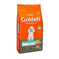 Imagem de Ração Golden Fórmula Mini Bits para Cães Adultos de Pequeno Porte Sabor Frango e Arroz, 15kg Premier Pet Para Todas Pequeno Adulto,