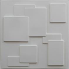 Imagem de 25 Placas de Revestimento 3D Madri PVC Alto Relevo 50x50cm