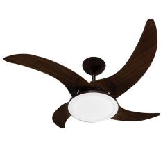 Imagem de Ventilador LED Independence Marrom Café 4 Pás 110V
