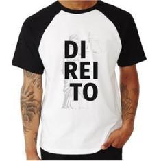 Imagem de Camiseta Raglan Direito Estudante - Foca Na Moda