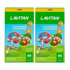 Imagem de Suplemento Vitamínico Lavitan Kids Lima-Limão 60Cp  Cimed