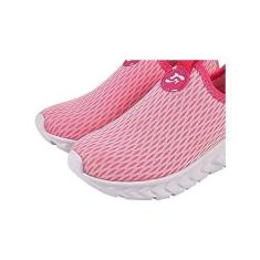 Imagem de Tênis Infantil Calce Fácil Menina Confortável Pink