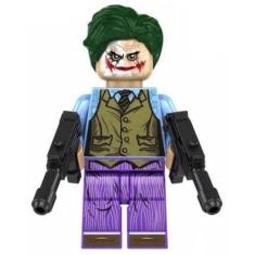 Imagem de Boneco Blocos De Montar Coringa Batman Cavaleiro Das Trevas - Mega Blo