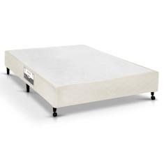 Imagem de Cama Box Base Casal Poli Tecido Clean (138x188x23) - Castor