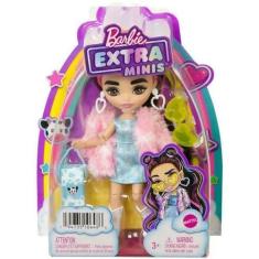 Imagem de Boneca Barbie Extra Mini Jaqueta De Pluma Mattel Hgp62