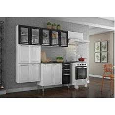 Imagem de Cozinha Itatiaia Luce - 4 Peças 5 Vidros Branca e Preta