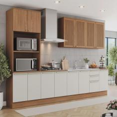 Imagem de Cozinha Completa 6 Peças com Torre Quente Yasmin Espresso Móveis