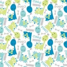 Imagem de Papel De Parede Adesivo Dinossauro Infantil 2,70x0,57m
