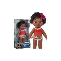 Imagem de Boneca Infantil Moana Bebe Em Vinil Princesa Disney Cotiplas