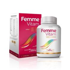 Imagem de Multivitamínico Femme Vitam Fortalece Pele e Unhas 60 Caps