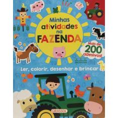 Imagem de Livro - Minhas Atividades na Fazenda - Ler, Colorir, Desenhar e Brinca