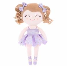 Imagem de Boneca Gloveleya Bailarina Cachos 35 Cm + Sacola By Metoo - Original, 