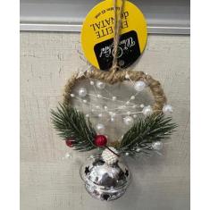 Imagem de Enfeites De Natal Coração Wood Sino 12CmX 9Cm(Um Unidade) - princesa, 