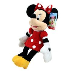 Imagem de Boneca de brinquedo Disney Plush Classic Minnie Mouse Red Polka Dot Dress 15"