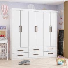 Imagem de Guarda Roupa Infantil Ariel 6 Portas 6 Gavetas - Carioca Moveis