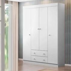 Imagem de Guarda Roupa Infantil 4 Portas Elisa Baby Quarto De Bebe - Phoenix Bab