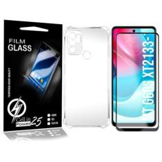 Imagem de Película Vidro 3D + Capa COM BORDA compatível Moto G60S XT2133- Cell I