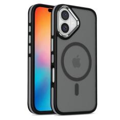 Imagem de Hitaoyou Capa para iPhone 16 Plus compatível com Magsafe, capa para celular iPhone 16 Plus, capa magnética fina fosca translúcida para iPhone 16 Plus de 6,7 polegadas