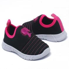 Imagem de Tenis Feminino Casual Voltas As Aulas Infatil Juvenil Barbi Bi Bordado