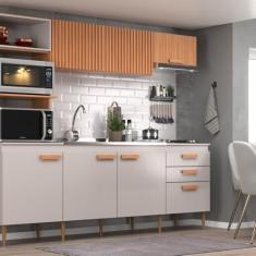 Imagem de Cozinha Compacta Alta 3 Gavetas Antonela Freijó