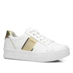 Imagem de Tênis Pegada Feminino em Couro Branco 212512-01-Masculino