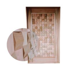 Imagem de Porta Pivotante Bico Madeira Eucalipto 2,13x1,07