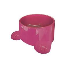 Imagem de COMEDOURO PLAST. COM PATAS FURACAOPET N3 - 1400 ML (ROSA)