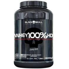 Imagem de Whey Protein 100%Hd Black Skull Pote 900G - 3W Isolado Concentrado Hid