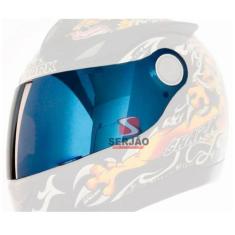 Imagem de Viseira Shark S500 S500 Air Rsf2 Rsf3 Camaleão Dourada Cromada e Azul 
