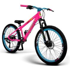 Imagem de Bicicleta Freeride GTS Aro 26 Freio Hidráulico 9 Marchas  Gtsm1 Freeri
