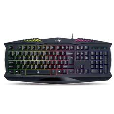 Imagem de Teclado Gamer USB Com Fio Genius RetroIluminado Black Luxx
