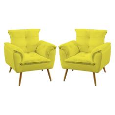 Imagem de Kit 2 Poltronas Decorativas Opala Sued  Aradecor