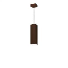 Imagem de Pendente Viena Quadrado 30 Cm Conti Iluminação Café