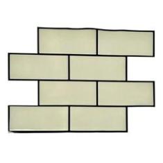 Imagem de Pastilha Adesiva Resinada Metrô Aurora Rejunte 