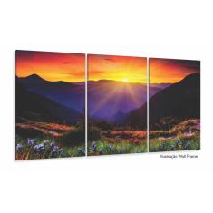 Imagem de Quadros Decorativos Paisagem 120x60 3 peças em Tecido
