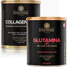 Imagem de Kit Collagen Skin Verisol (330G) + Glutamina 100% Pura (300G) - Essent