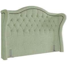 Imagem de Cabeceira Cama Box Casal 160 Cm P05 Lisboa Bouclê Oliva - Lyam Decor