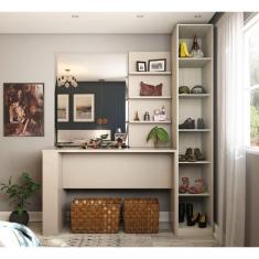 Imagem de Guarda Roupa Com E Bancada Com Painel Crema Com Connect