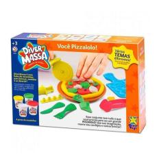Imagem de Massinha De Modelar Diver Massa Você Pizzaiolo 8059 - Divertoys