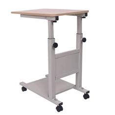 Imagem de SilteD Mesa lateral para sofá sobre a cama com rodas, altura ajustável sobre a cama, mesa para computador, laptop, suporte para computador móvel, mesa para trabalhar, jantar, estudar