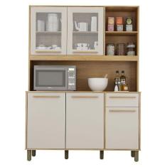 Imagem de Armário de Cozinha Rubi Cinamomo Off White - Valdemóveis