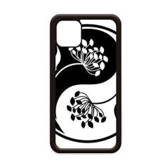 Imagem de Capa Culture Yin-yang Flor branca preta para iPhone 11 Pro Max para Apple Mobile Case