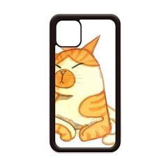 Imagem de Capa Miaoji Pintura Aquarela Gato Laranja para iPhone 11 Pro Max para Apple Mobile Case Shell